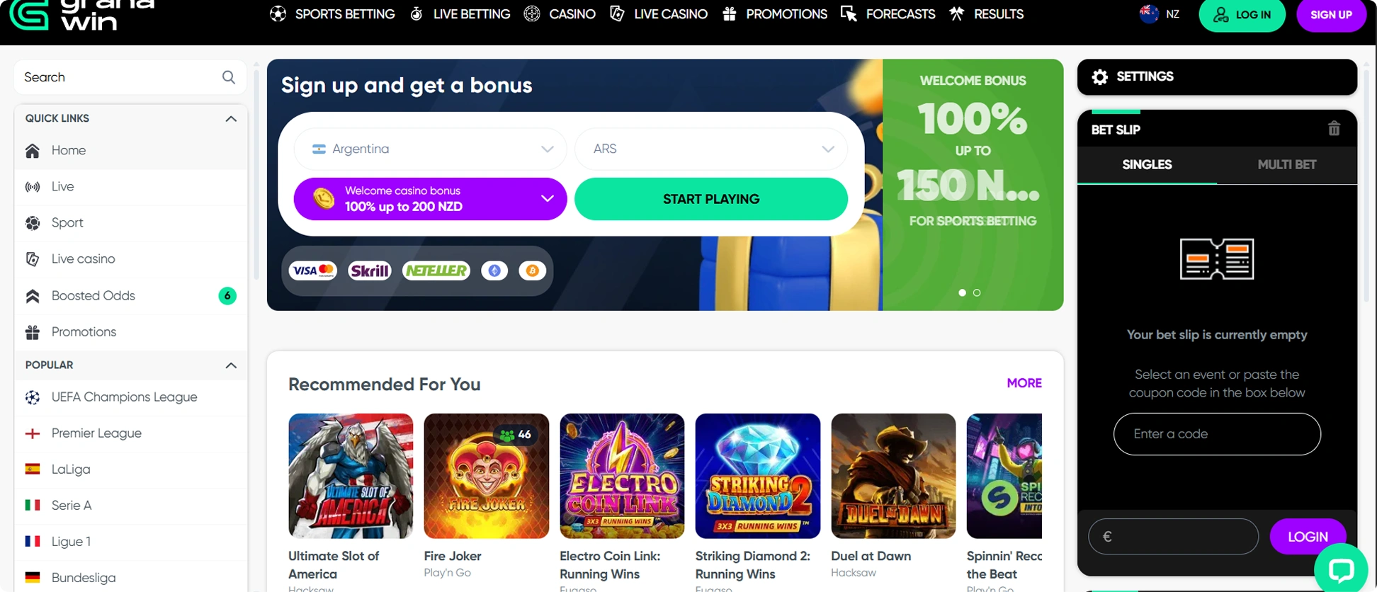 Granawin bookmaker Granawin bookmaker